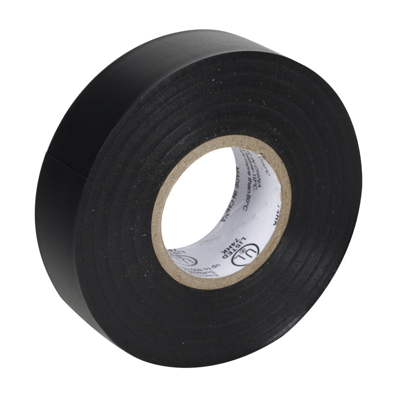 Duck Professional Grade 3/4 in. W X 66 ft. L Black Vinyl Electrical Tape