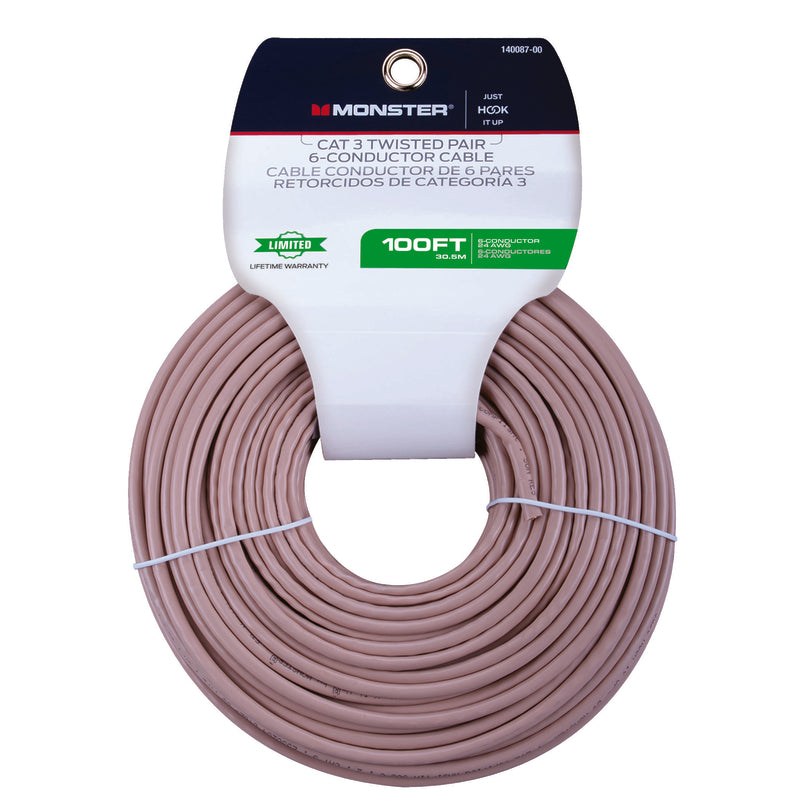 WIRE CAT3 100' IVORY