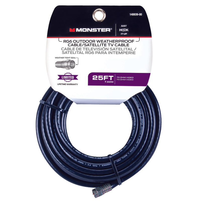 VIDEO COAXIAL CABLE 25'L
