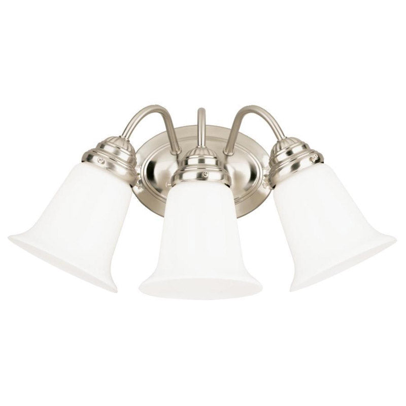 FIXT WALL 3L BRSH NICKEL