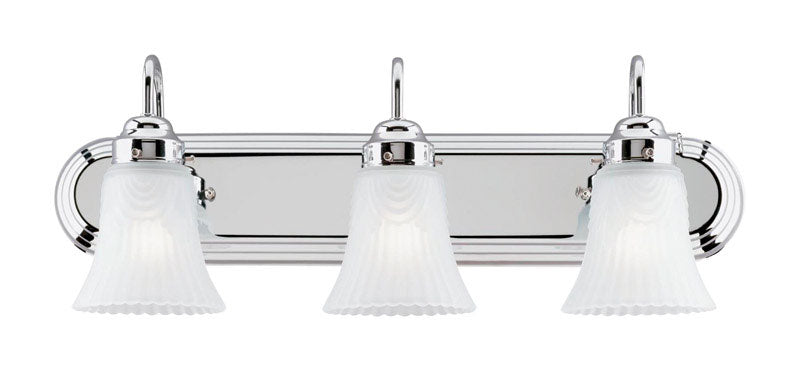 WALL BRACKET 3LT CHROME