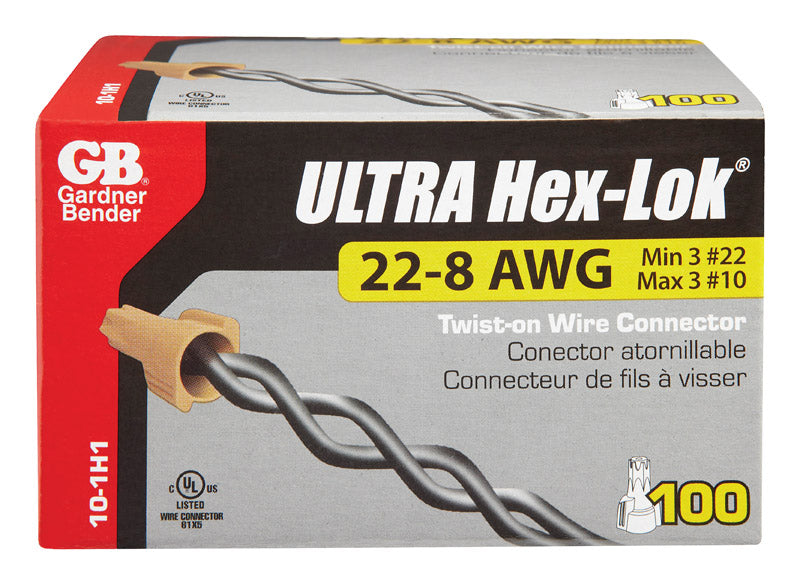 HEXLOCK WIRE CONN BX/100