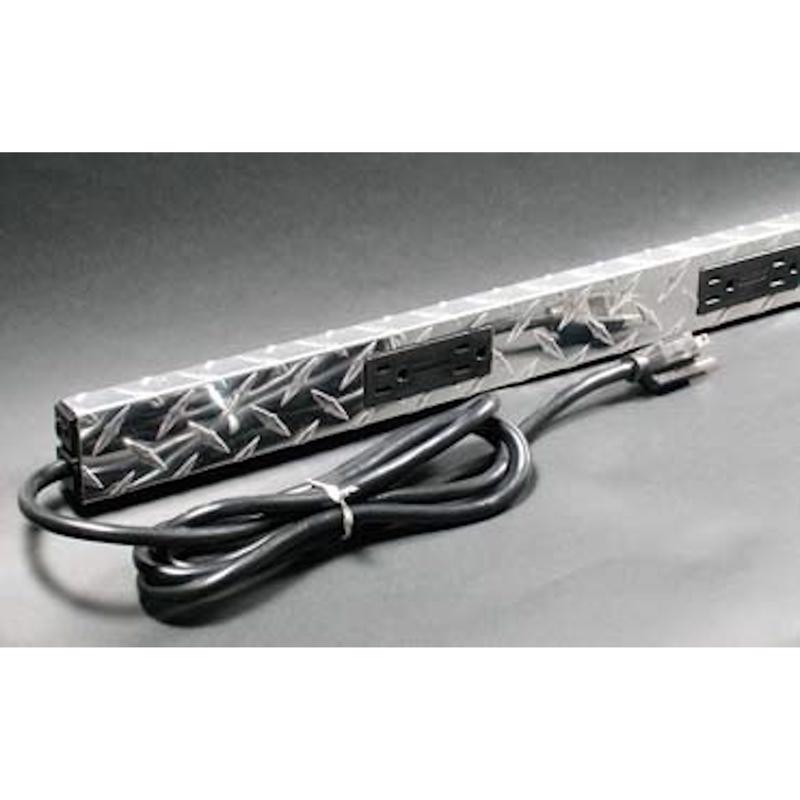 Legrand 6 ft. L 10 outlets Power Strip Silver