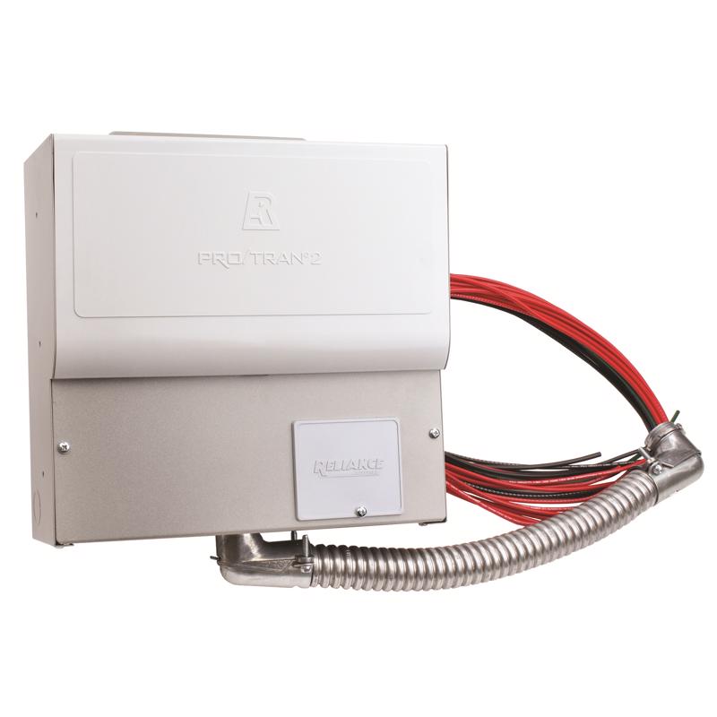 Reliance Controls 30 amps 250 V 1 space 10 circuits Surface Mount Generator Power Transfer Kit