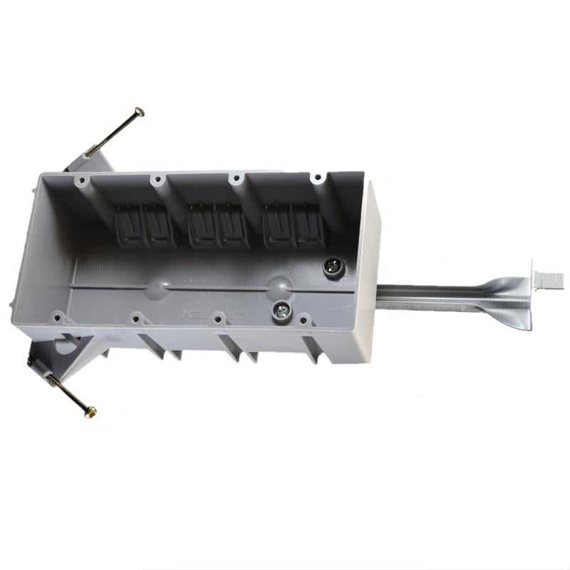 BOX 4GANG PVC NW 55CU IN