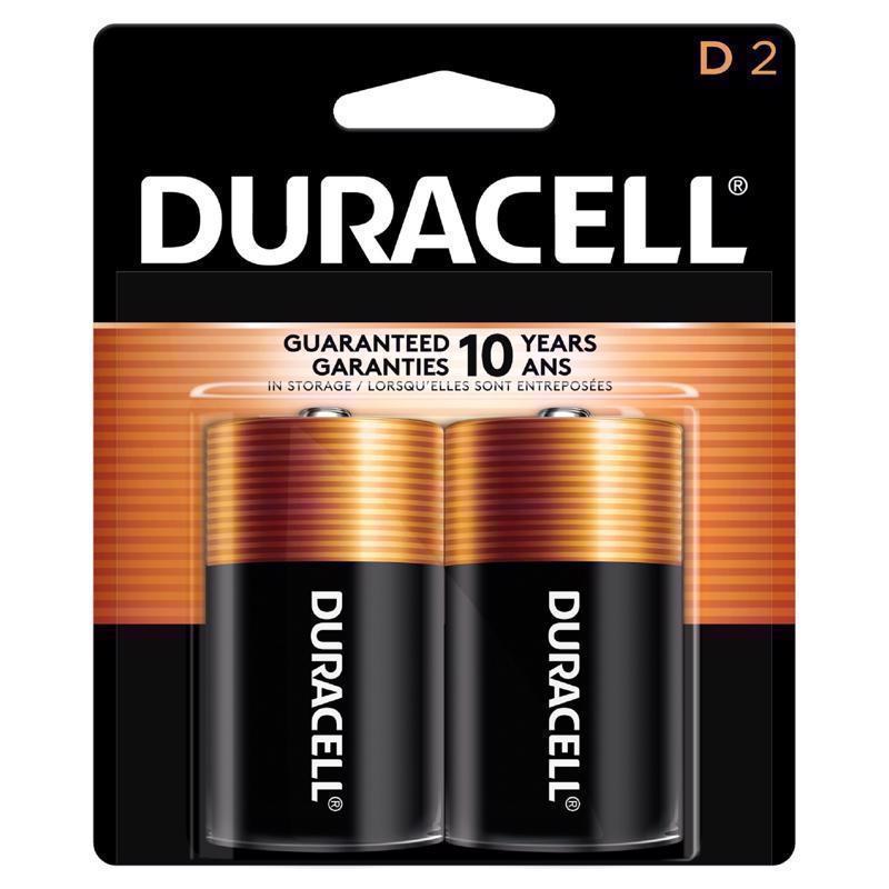 BATTERY ALKALINE D 2PK