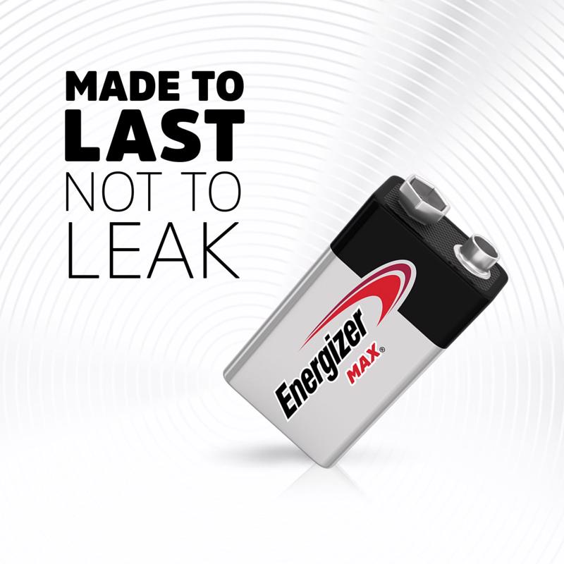 Energizer Max Premium 9-Volt Alkaline Batteries 1 pk Carded