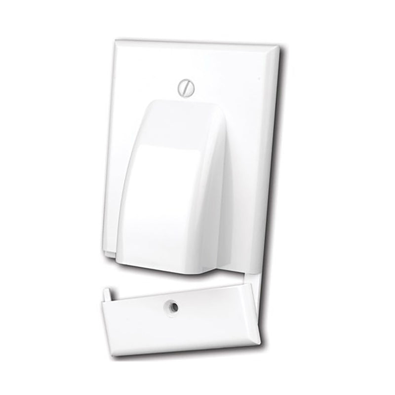 Monster Just Hook It Up White 1 gang Plastic Home Theater Wall Plate 1 pk
