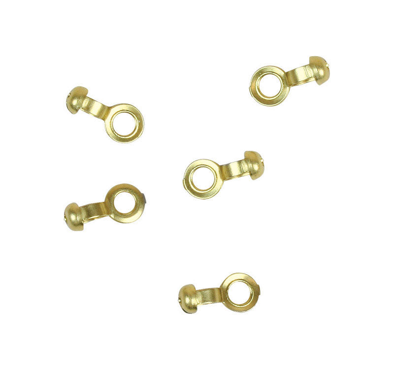 COUPLING #6 BRASS PK/5