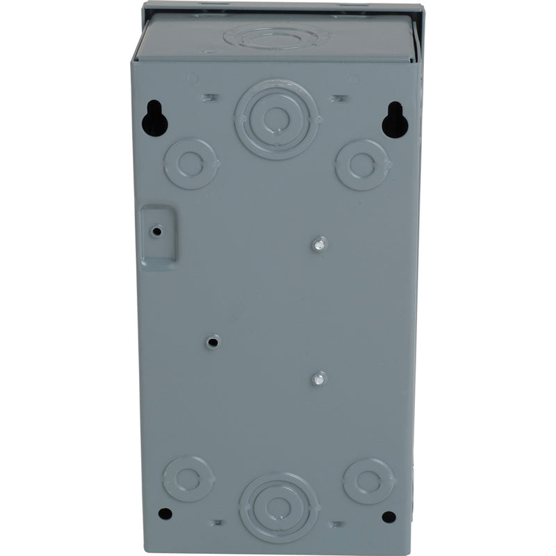 Square D HomeLine 70 amps 120/240 V 2 space 4 circuits Surface Mount Main Lug Load Center