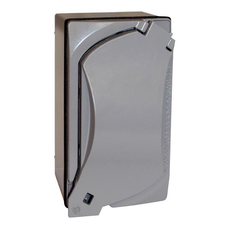 1G UNIVRSAL GFCI KIT GRY