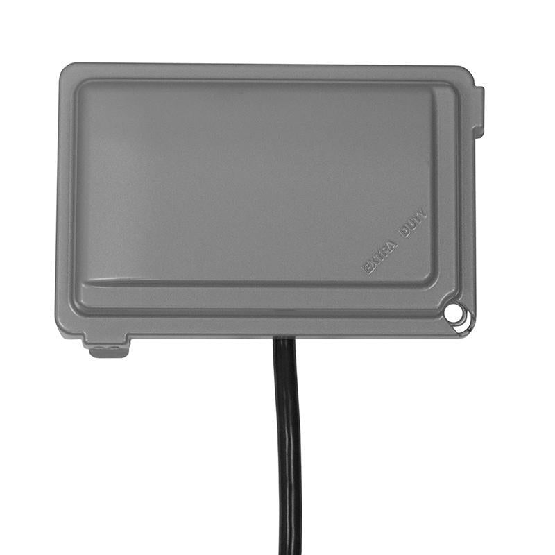 Sigma Engineered Solutions Rectangle Die-Cast Metal 1 gang Weatherproof Cover
