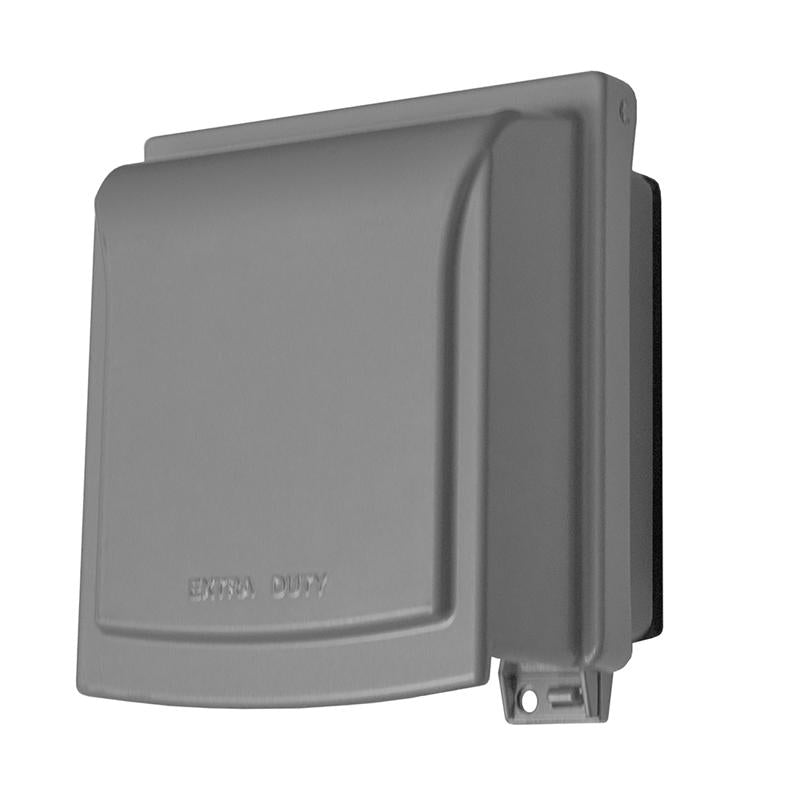 Sigma Engineered Solutions Rectangle Die-Cast Metal 2 gang Weatherproof Cover