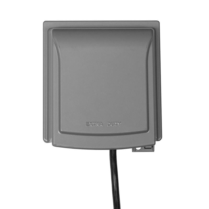 Sigma Engineered Solutions Rectangle Die-Cast Metal 2 gang Weatherproof Cover