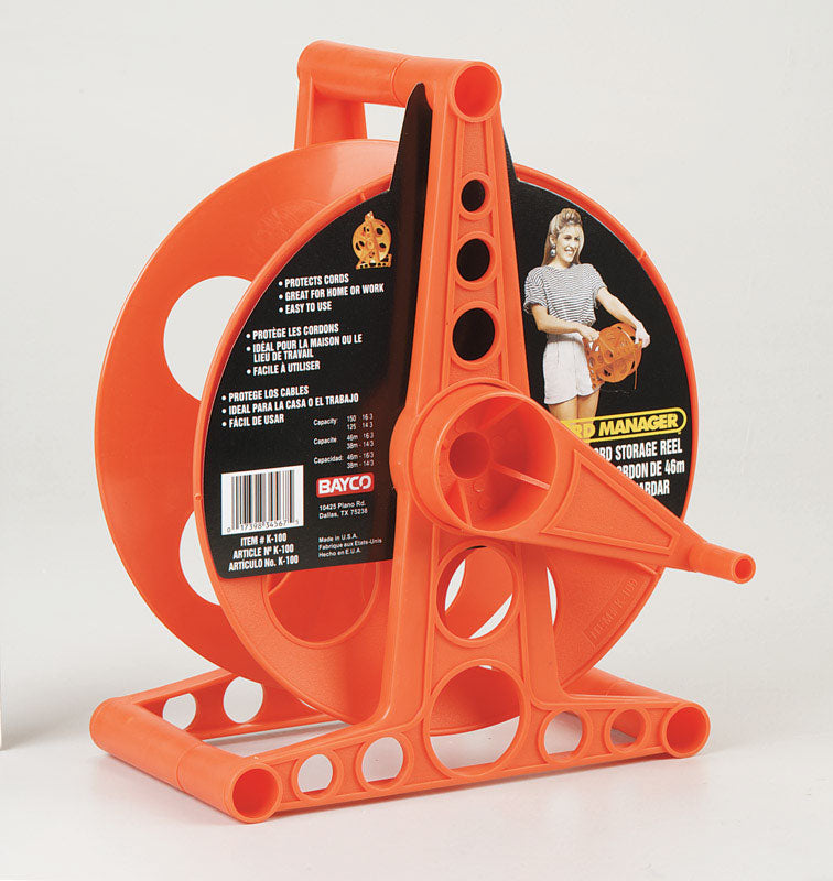 CORD REEL W/STAND 150'OR