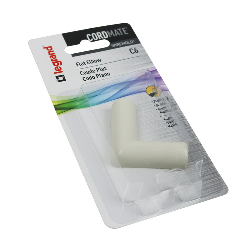 Legrand Cordmate 2 3/4 in. D Plastic Electrical Conduit Elbow For AC, MC and RWFMC Cable 1 pk
