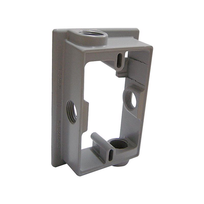1/2" 4H 1G EXT RING GRY