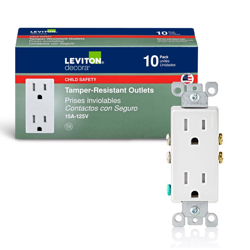 OUTLET TP 3W WHT 2P 15A