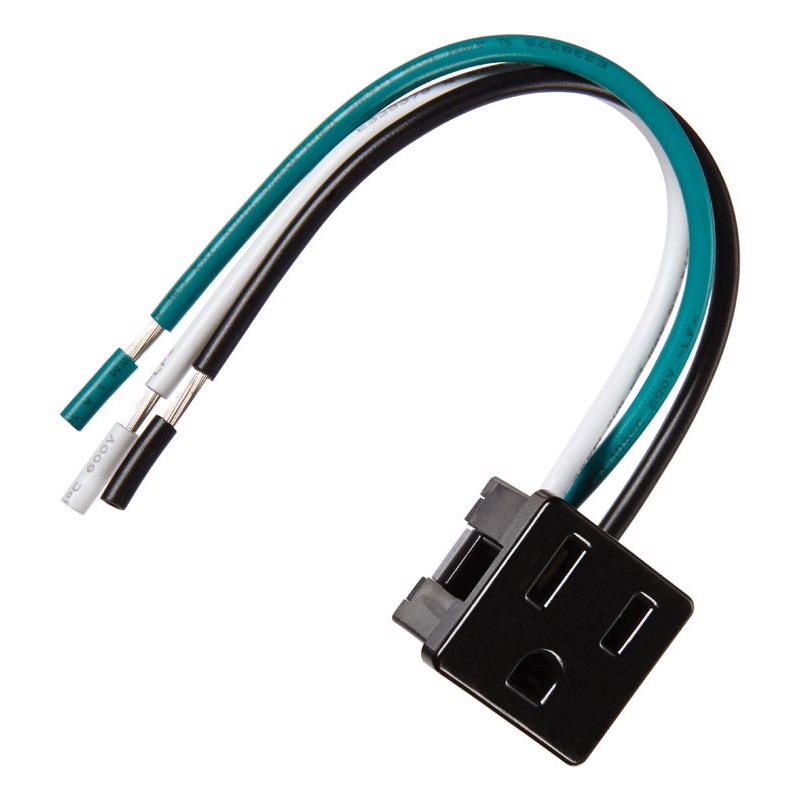 OUTLET 3 PRONG 3WIRE BLK