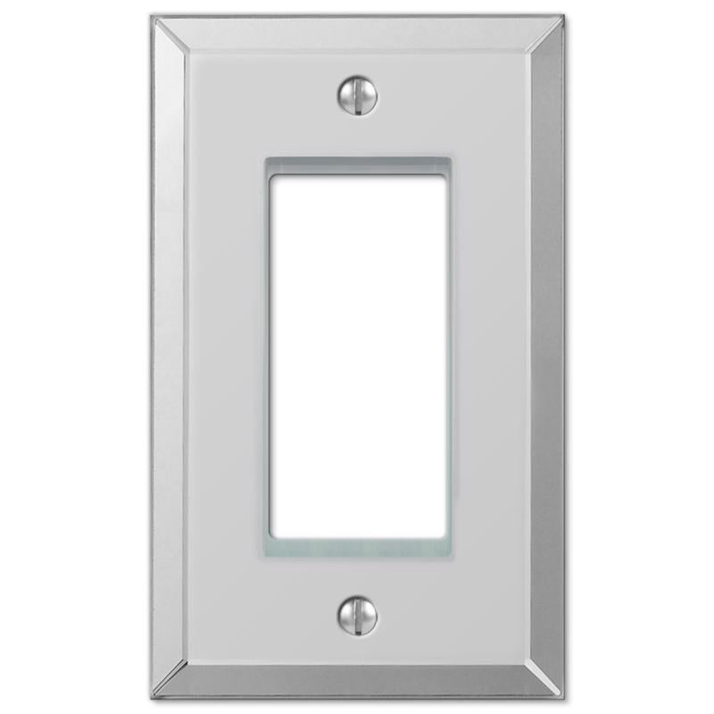 Amerelle Clear 1 gang Acrylic Decorator Wall Plate 1 pk