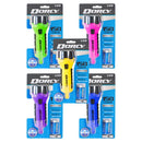 Dorcy 55 lm Black/Yellow LED Flashlight AA Battery