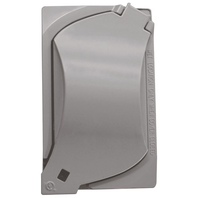Sigma Engineered Solutions Rectangle Plastic 1 gang Universal Cover