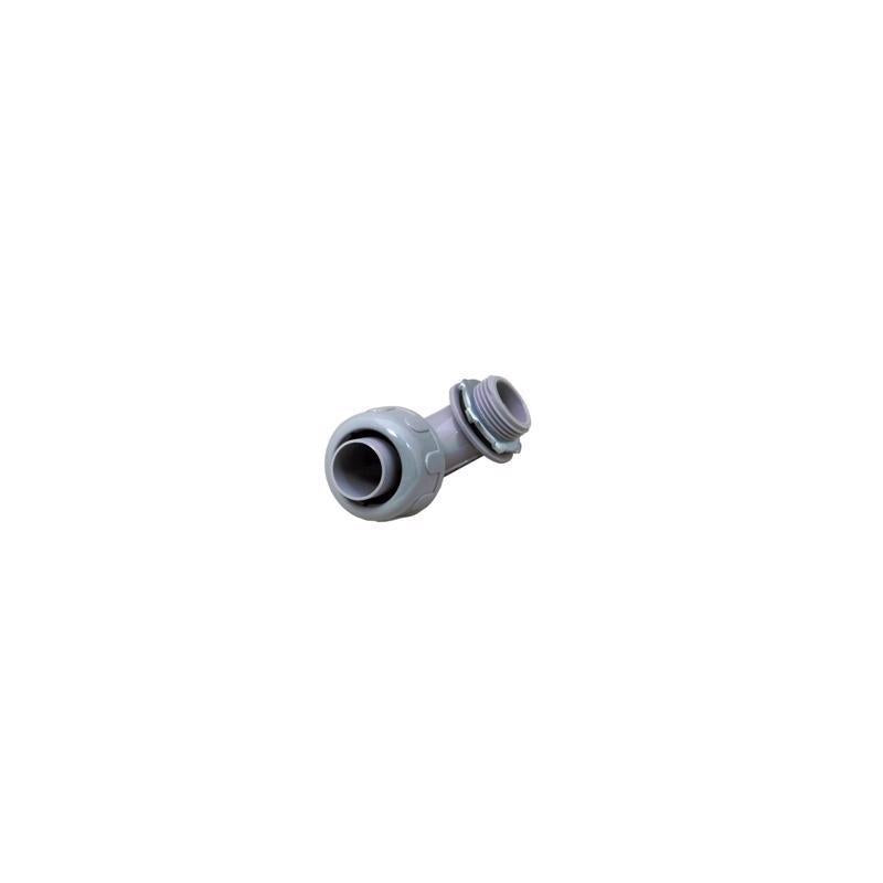 Sigma Engineered Solutions ProConnex 1/2 in. D Plastic 90 Degree Connector For Liquid Tight 1 pk