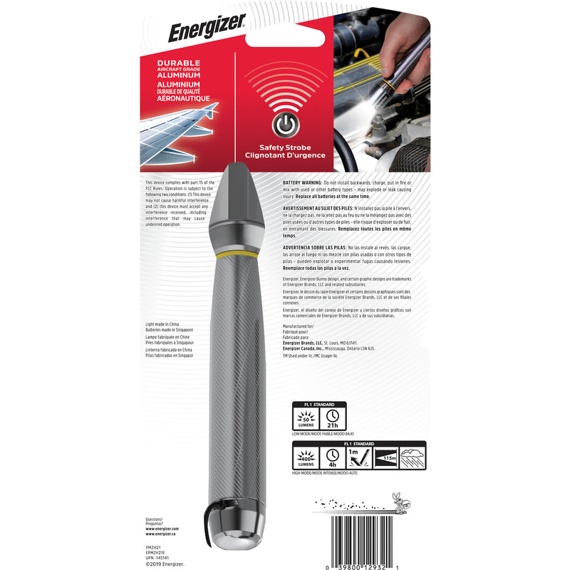 Energizer 400 lm Gray LED Flashlight AA Battery
