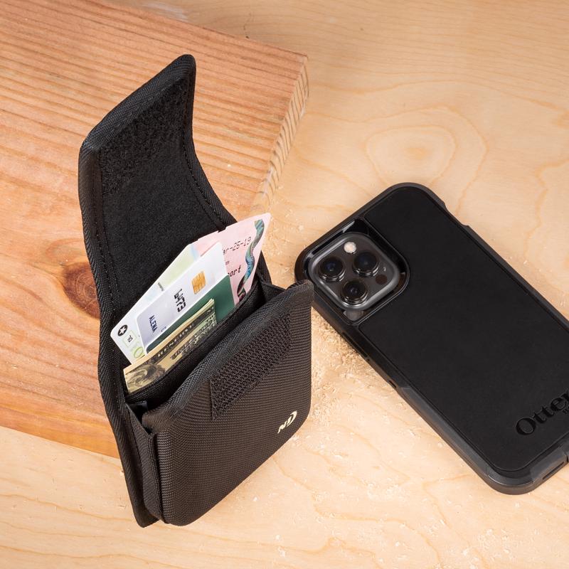 Nite Ize Hardshell Black Cell Phone Case w/Clip For Universal 2XL