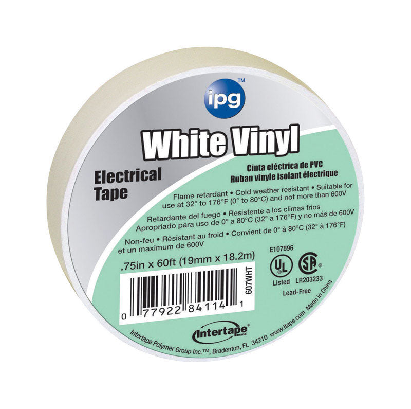 ELEC TAPE WHT .75"X60'