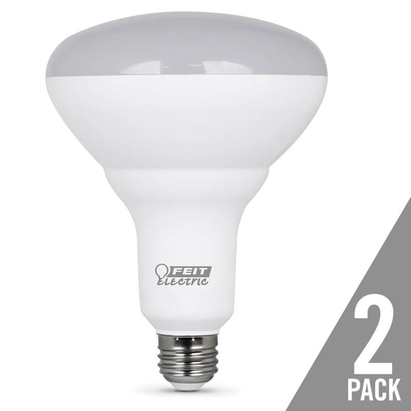 Feit BR40 E26 (Medium) LED Bulb Daylight 65 Watt Equivalence 2 pk