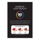 Feit Enhance A19 E26 (Medium) Filament LED Bulb Soft White 40 Watt Equivalence 4 pk