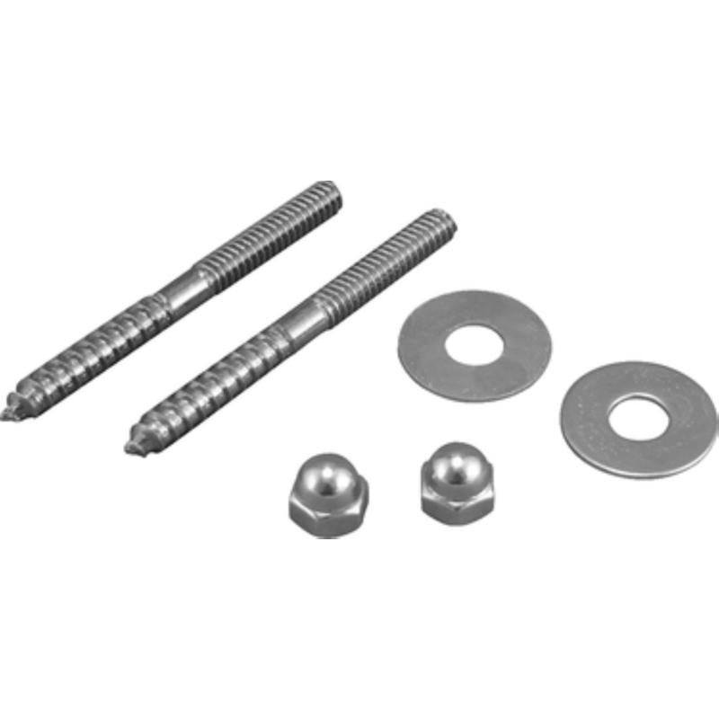 TOILET SCRW SET 2.5" 2PK