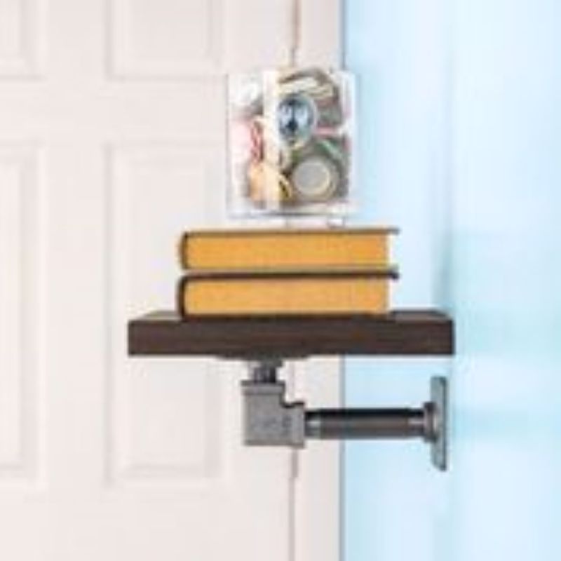 7-1/4 in. W X 8 in. D Brown Wood Shelf 1 pk