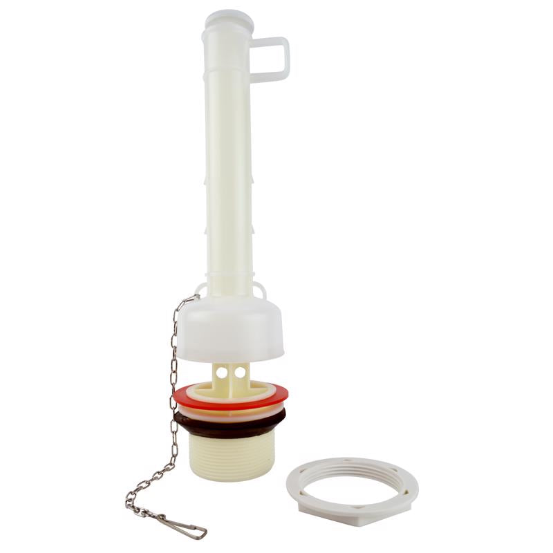 Plumb Pak Flush Valve White Plastic For Mansfield