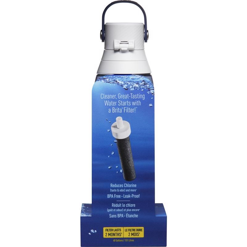 Brita Premium 26 oz Night Sky BPA Free Filtered Water Bottle