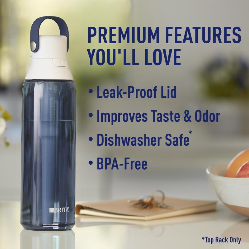Brita Premium 26 oz Night Sky BPA Free Filtered Water Bottle