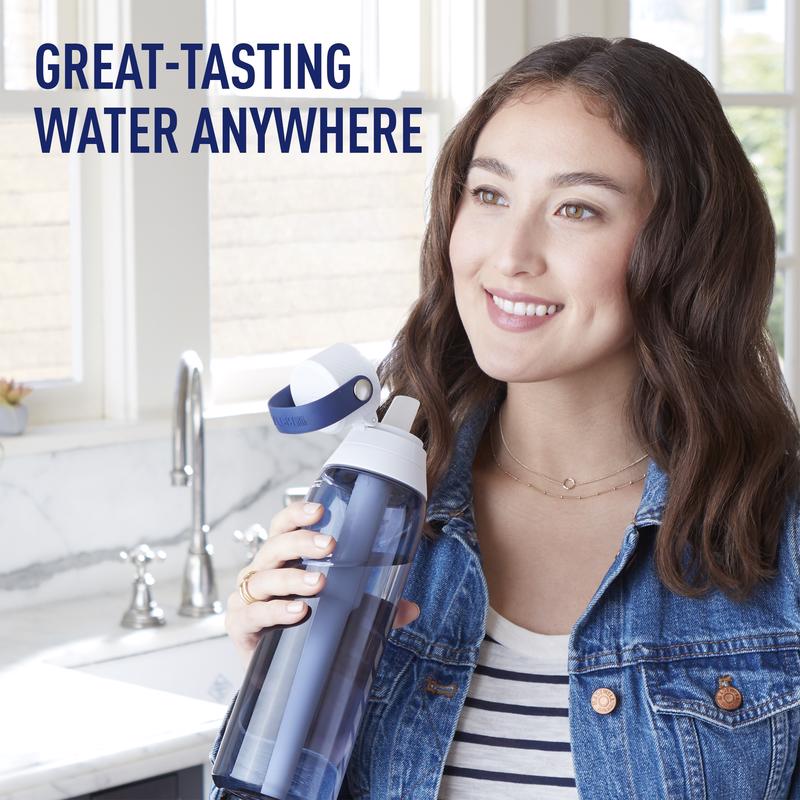 Brita Premium 26 oz Night Sky BPA Free Filtered Water Bottle
