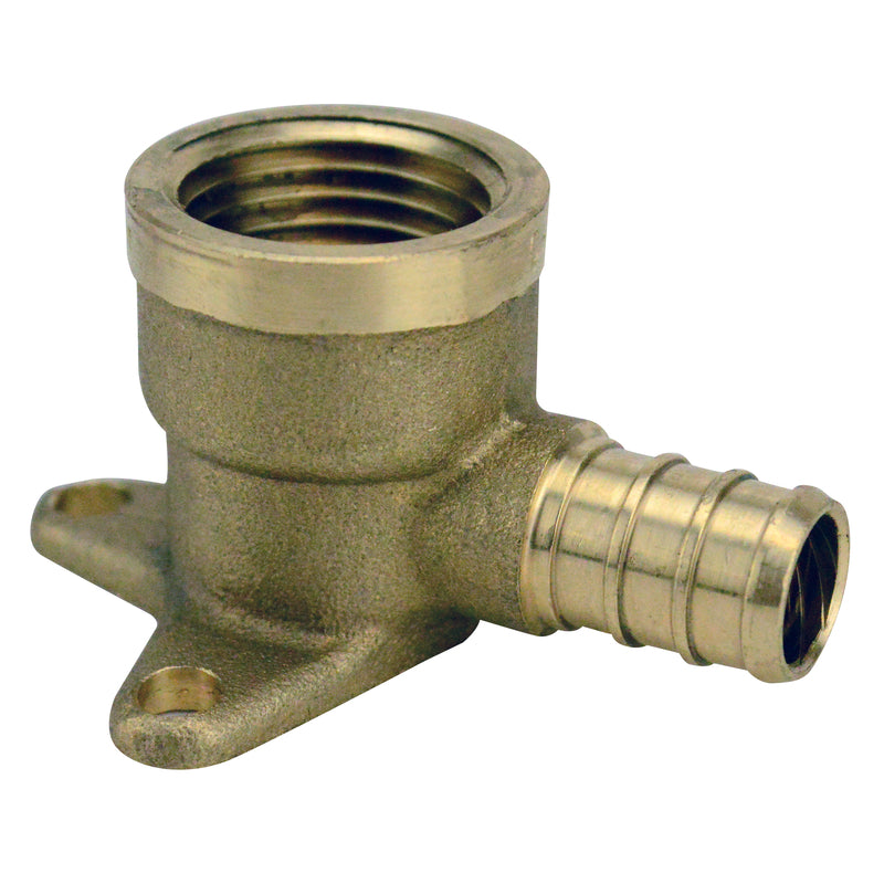 Apollo 1/2 in. PEX Barb in to X 1/2 in. D FPT Brass Drop Ear Elbow