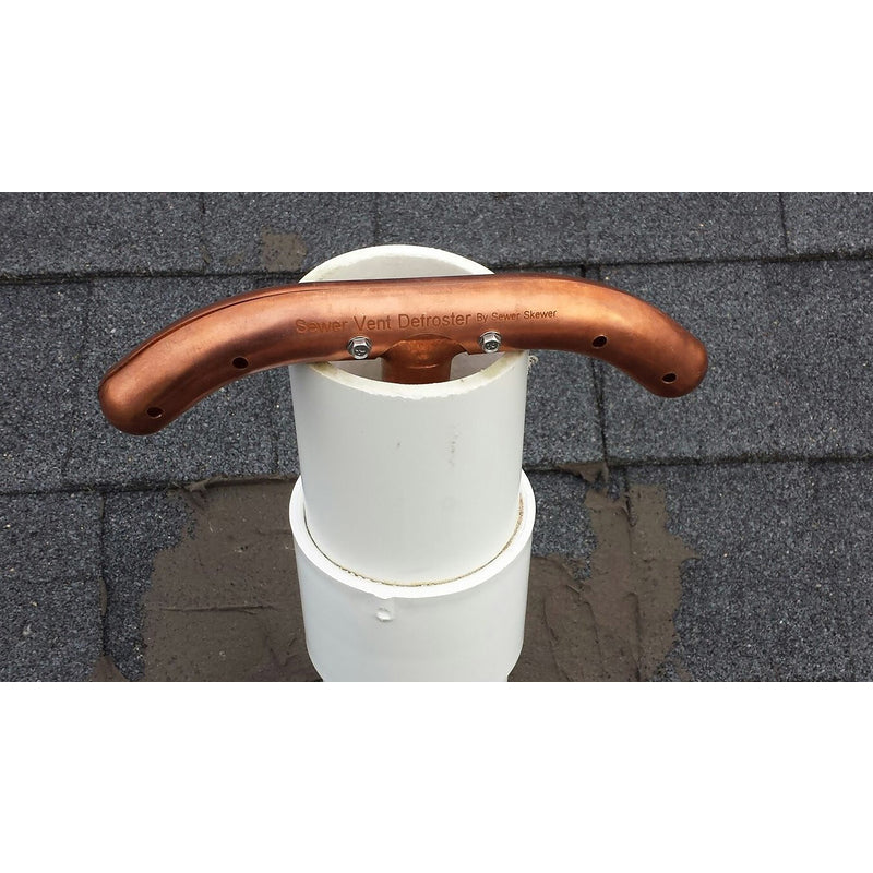 Sewer Skewer 17 in. L Copper Sewer Vent Defroster