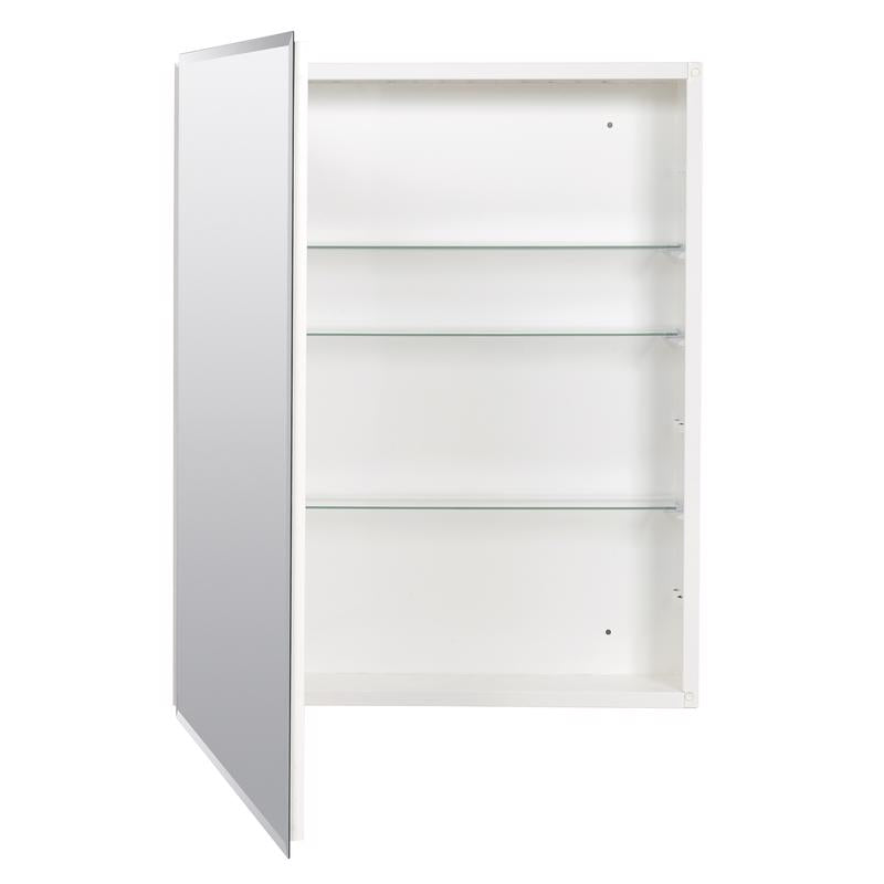 Zenna Home 30.5 in. H X 24.25 in. W X 5 in. D Rectangle Medicine Cabinet/Mirror
