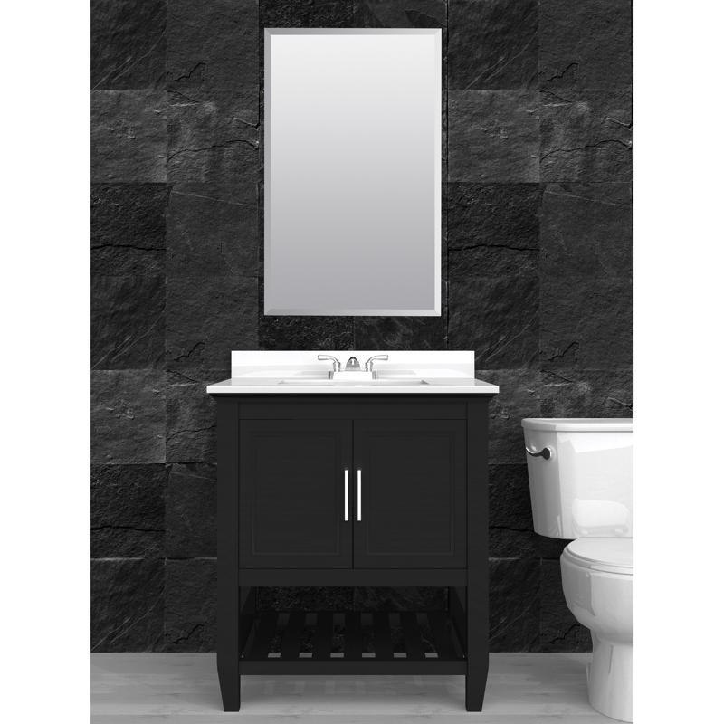Zenna Home 26 in. H X 15 in. W X 5 in. D Rectangle Medicine Cabinet/Mirror