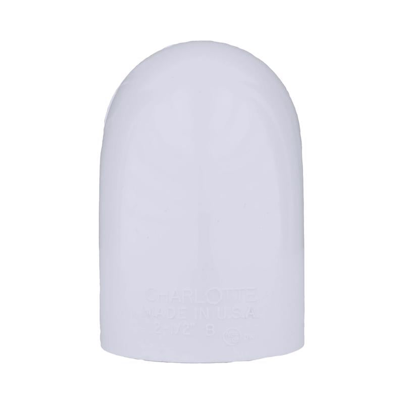Charlotte Pipe Schedule 40 2-1/2 in. Slip X 2-1/2 in. D Slip PVC Elbow 1 pk