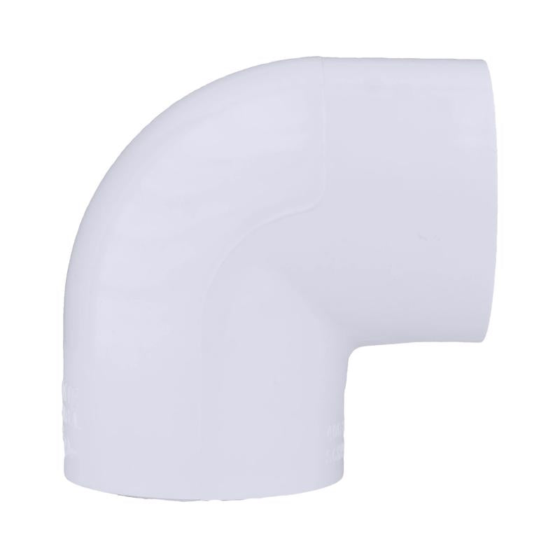 Charlotte Pipe Schedule 40 2-1/2 in. Slip X 2-1/2 in. D Slip PVC Elbow 1 pk