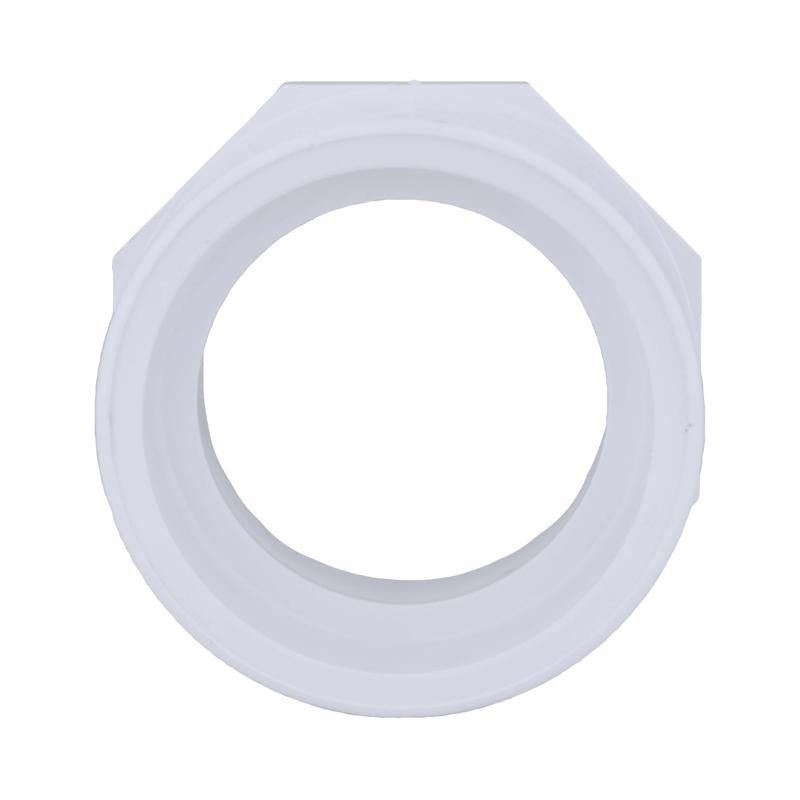 Charlotte Pipe Schedule 40 4 in. Spigot X 3 in. D FPT PVC Reducing Bushing 1 pk