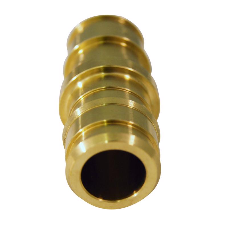Apollo 1/2 in. Expansion PEX in to X 1/2 in. D Barb Brass Straight Coupling