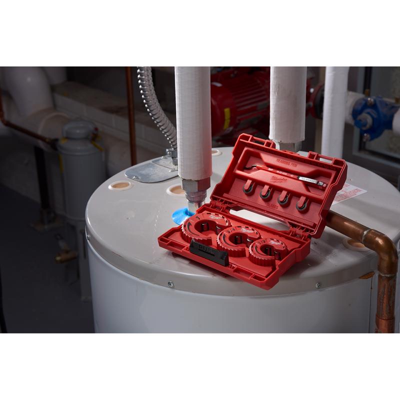 Milwaukee Close Quarters Tubing Cutter Set Red 3 pc