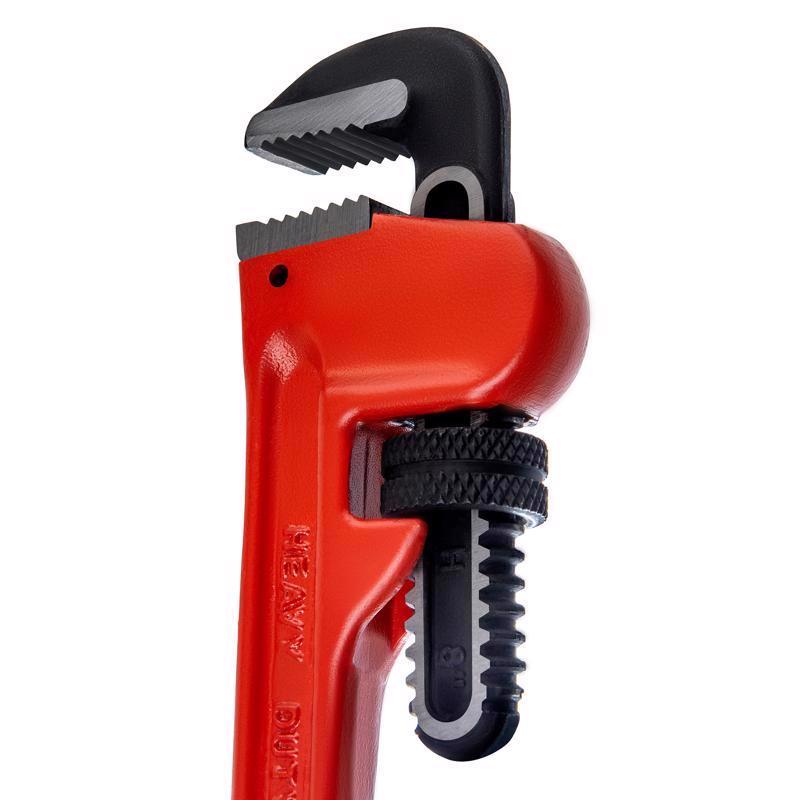 Superior Tool Pro-Line 1-1/2 in. Heavy Duty Pipe Wrench Red 1 pc