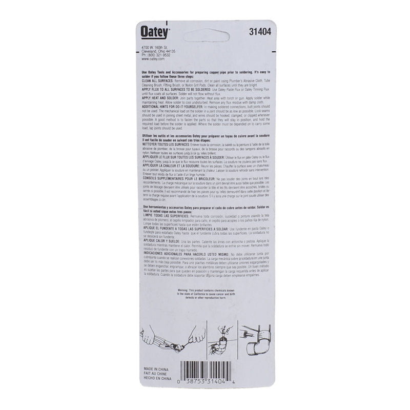 Oatey Fitting Brush 1 pc