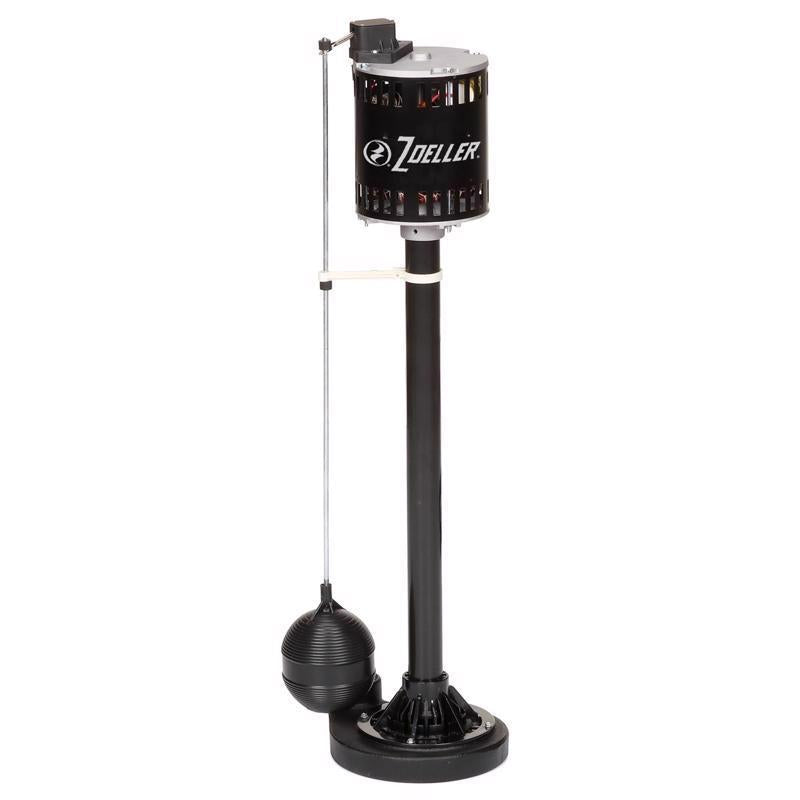 Zoeller 1/2 HP 3900 gph Cast Iron Vertical Float Switch AC Pedestal Sump Pump